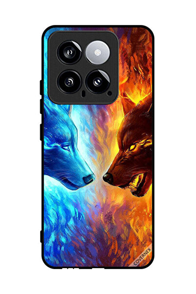 Covernex غطاء حماية لهاتف شاومي 14 ووتر آند فاير وولف