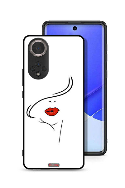 Tolwak غطاء حماية لهاتف Honor 50 برسومات وجه فتاة