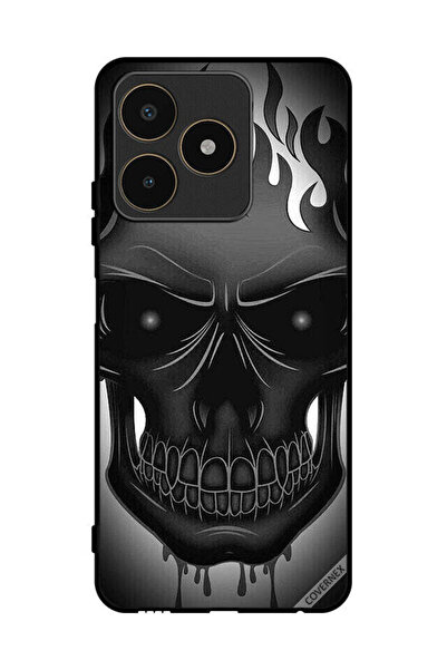 Covernex غطاء حماية لهاتف Realme C53 - رسمة جمجمة