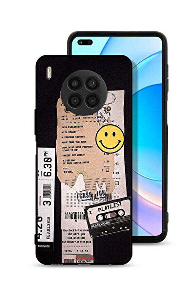 Tolwak غطاء حماية لهاتف Honor 50 Lite مع ملصق قائمة تشغيل