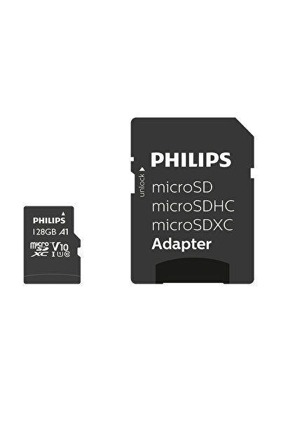 Philips Ultra Speed ​​128Gb Microsd Card – Uhs-I U1 |   Class 10 |   80Mb/S |   With Sd Adapter