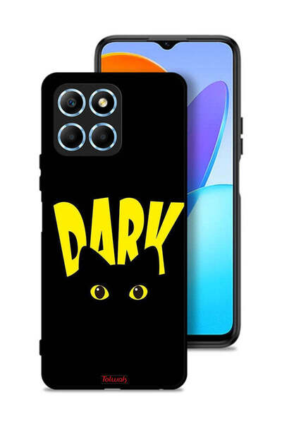 Tolwak غطاء حماية لهاتف Honor X6 - قطة داكنة