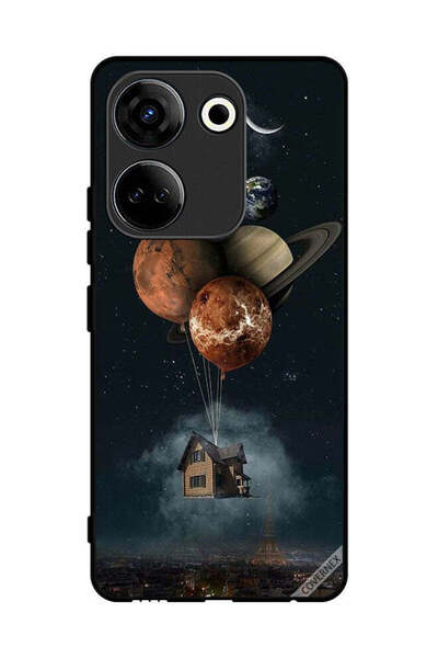 Covernex Protective Case Cover For Tecno Camon 20 Balloon Planets Takes Home