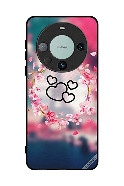Covernex غطاء حماية لهاتف هواوي ميت 60 برو بلس - مشبك فني على شكل قلوب