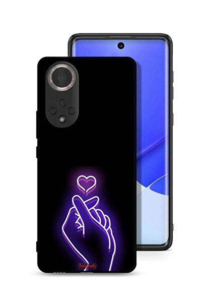 Tolwak غطاء حماية لهاتف Honor 50 بتصميم قلب صغير