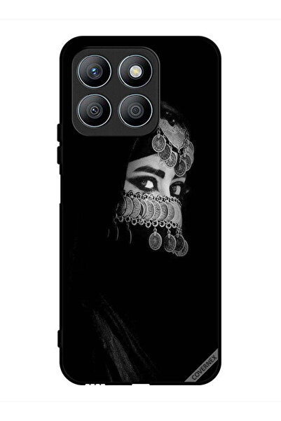 Covernex غطاء حماية لهاتف Honor X8b، فتاة ذات عيون جميلة ووجه مجوهرات