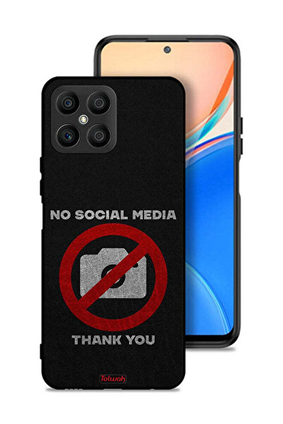 Tolwak غطاء حماية لهاتف Honor X8 4G لا يدعم وسائل التواصل الاجتماعي، شكرًا لك