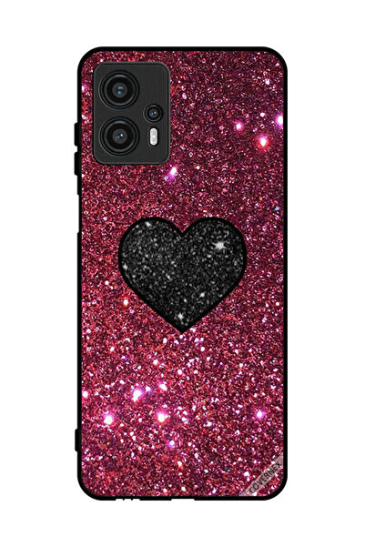 Covernex غطاء حماية لهاتف موتورولا موتو جي 13 بتصميم قلب لامع