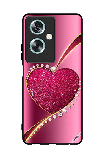 Covernex Protective Case Cover For Oppo A2 Diamond Glitter Heart