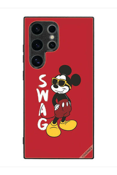 Covernex غطاء حماية لهاتف سامسونج جالاكسي S24 ألترا بتصميم ميكي ماوس