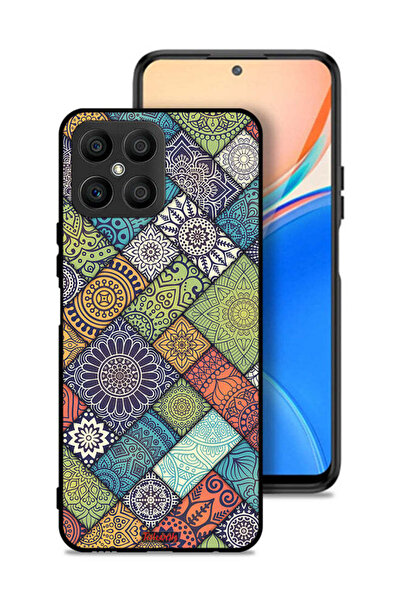 Tolwak Honor X8 4G Protective Case Cover Mandala Pattern