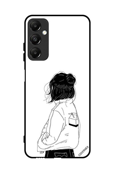 Covernex غطاء حماية لهاتف سامسونج جالاكسي A05s فتاة تفكر بعمق كبير