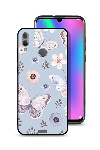 Tolwak غطاء حماية لهاتف Honor 10 Lite بنقشة فراشات وزهور