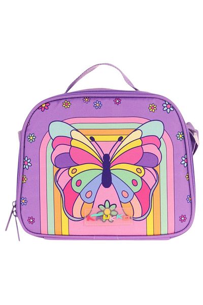 KAUKKO Kids Girl Thermal Insulated School/Picnic Lunch Bag (Butterfly) L7248
