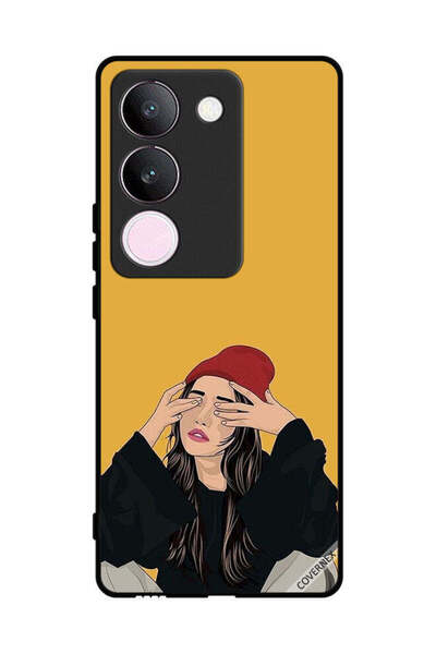 Covernex غطاء حماية لهاتف فيفو V29 - فن الفتاة الحزينة