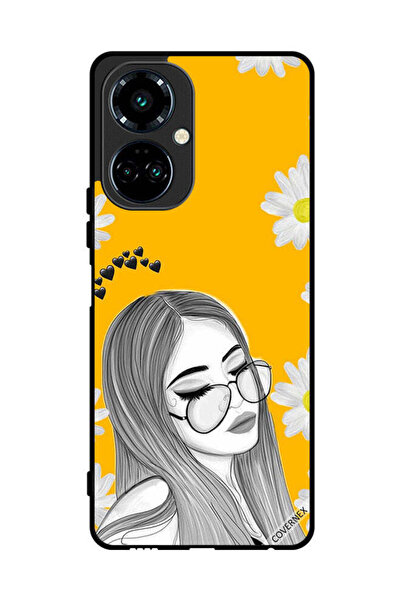 Covernex غطاء حماية لهاتف تكنو كامون 19 - نظارات - فن الفتاة