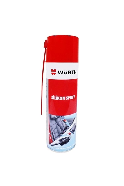 Würth Silikon Sprey 500 ml – Yağlayıcı, Koruyucu ve Parlatıcı Sprey
