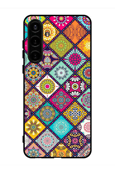 Covernex غطاء حماية لهاتف سامسونج جالاكسي S24 بنمط ماندالا بأشكال إسلامية