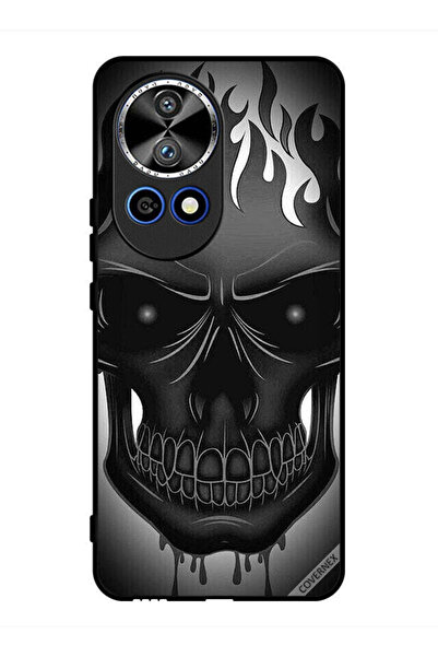 Covernex غطاء حماية لهاتف هواوي نوفا 12 برو - رسمة جمجمة