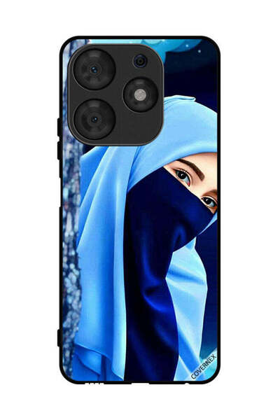 Covernex غطاء حماية لهاتف تكنو سبارك 10 برو - فتاة محجبة