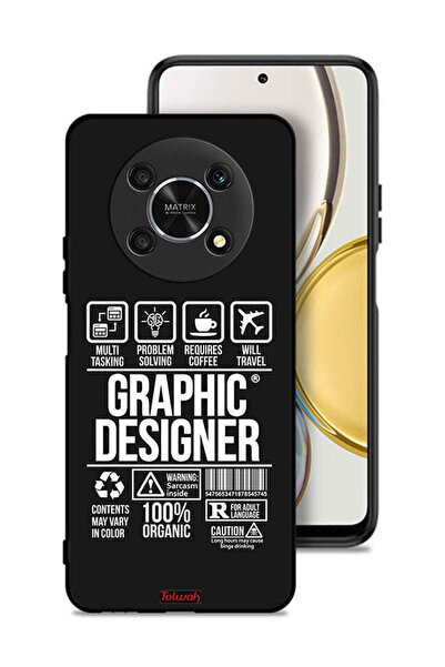 Tolwak Honor X9 5G Protective Case Cover Graphic Designer Sticker