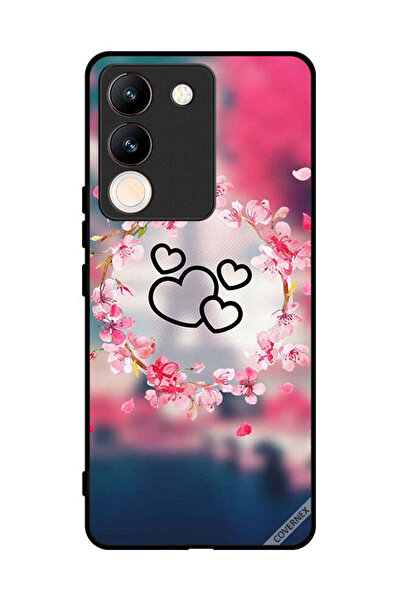 Covernex غطاء حماية لهاتف فيفو Y200 - مشبك فني على شكل قلوب