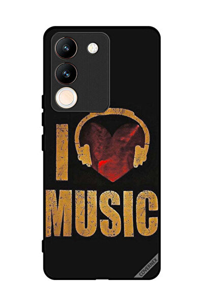 Covernex غطاء حماية لهاتف vivo Y200 Vintage I Love Music