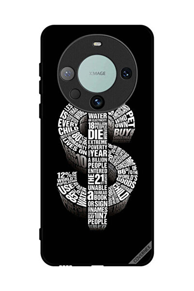 Covernex غطاء حماية لهاتف هواوي ميت 60 برو بلس بطبعة دولار بالخط العربي