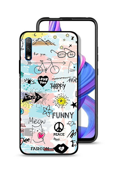 Tolwak غطاء حماية لهاتف Honor 9X (الصين) Love You Tags