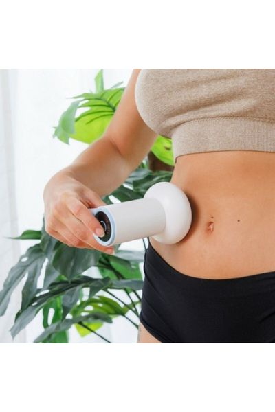 InnovaGoods Aparat de masaj anticelulitic reîncărcabil 6 în 1 cu 5 capete, 6 intensități, design ergonomic