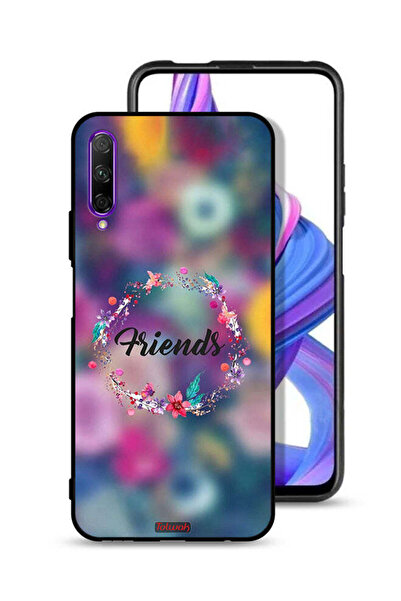 Tolwak غطاء حماية لهاتف Honor 9X Pro بتصميم خاتم أصدقاء الزهور