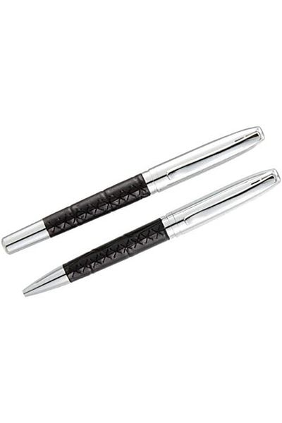 Mena Rise Şirinshop It-3805 Pen Set, Black/Silver 1108107