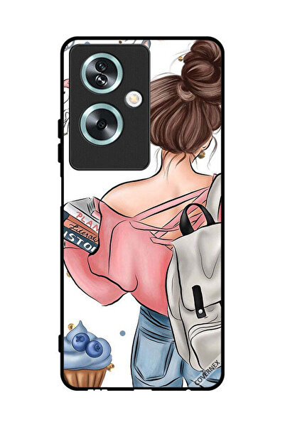 Covernex غطاء حماية لهاتف Oppo A2 مطبوع عليه رسومات يد فتاة