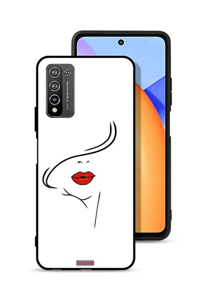 Tolwak Honor 10X Lite Protective Case Cover Girl Face Art