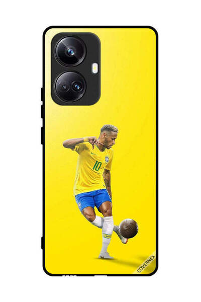 Covernex غطاء حماية لهاتف Realme 10 Pro Plus نيمار مع كرة القدم