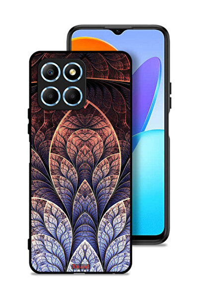 Tolwak غطاء حماية لهاتف Honor X6 - زهري - كسورية - تجريدي