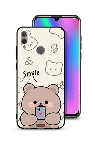 Tolwak غطاء حماية لهاتف Honor 10 Lite برسومات الدب المبتسم