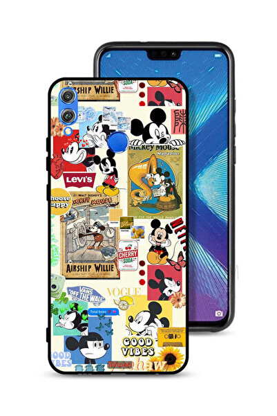 Tolwak غطاء حماية لهاتف Honor 8X مع ملصقات Happy and Stickers