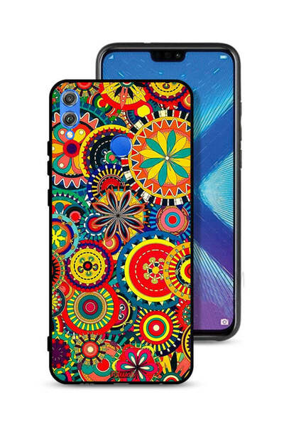 Tolwak غطاء حماية لهاتف Honor 8X بنمط ماندالا ملون