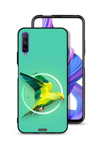 Tolwak غطاء حماية لهاتف هواوي Y9s بتصميم ببغاء تجريدي