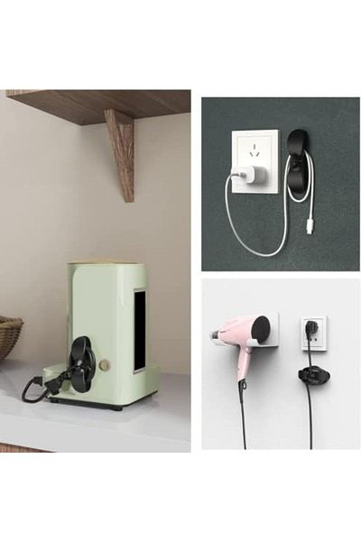 Mena Rise Fikirshop Cable Organizer Multi-Purpose Organizer Airfryer Cable Winding Apparatus Adhesive Cable
