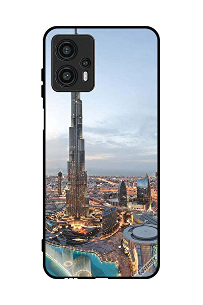 Covernex غطاء حماية لهاتف موتورولا موتو جي 13 - منظر جميل لوسط مدينة دبي