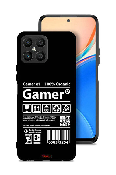 Tolwak Honor X8 4G Protective Case Cover Gamer Sticker