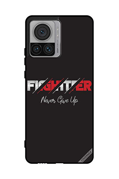 Covernex غطاء حماية لهاتف موتورولا موتو X30 برو - المقاتل لا يستسلم أبدًا