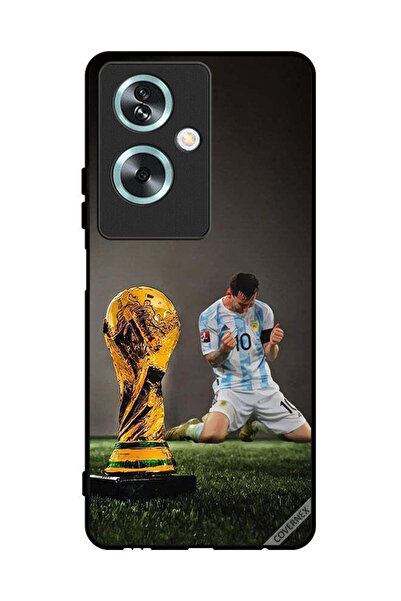 Covernex غطاء حماية لهاتف Oppo A2 مع صورة ليو ميسي وكأس الفيفا