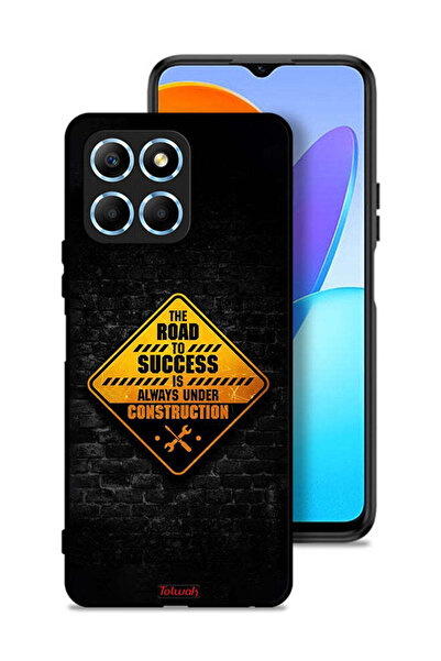 Tolwak غطاء حماية لهاتف Honor X8 5G الطريق إلى النجاح دائمًا قيد الإنشاء