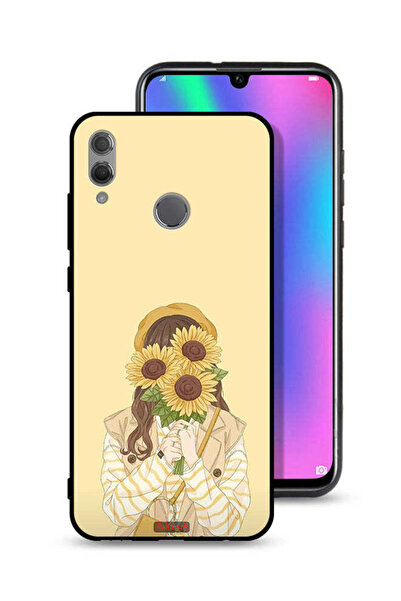 Tolwak غطاء حماية لهاتف Honor 10 Lite بنقشة عباد الشمس