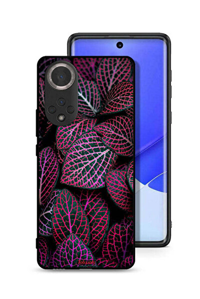 Tolwak غطاء حماية لهاتف Honor 50 بنقشة أوراق سالجا