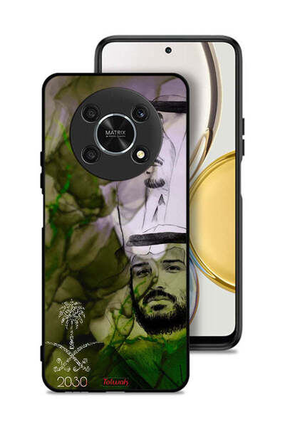 Tolwak غطاء حماية لهاتف Honor X30 5G، ملصق فني للملك سلمان وولي العهد محمد
