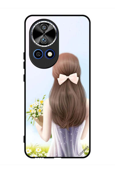Covernex غطاء حماية لهاتف هواوي نوفا 12 برو - فتاة جميلة
